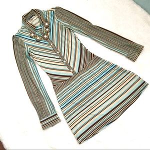 *RETRO PATTERN STUNNING FIT DRESS / TUNIC**